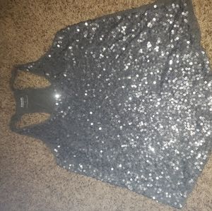 Express sequins tank top